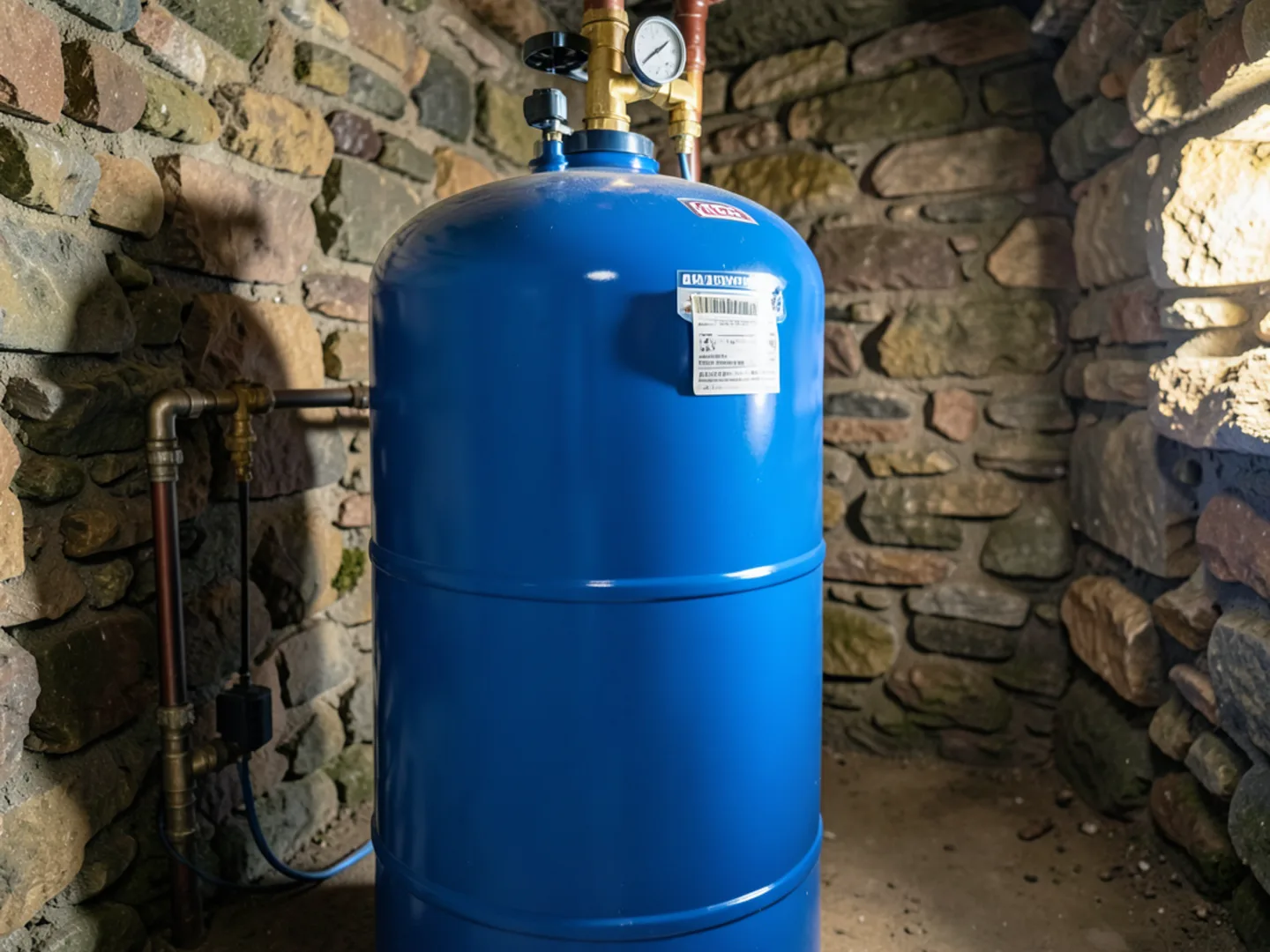 Plumber servicing a residential water heating or piping system in Cornwall, PA