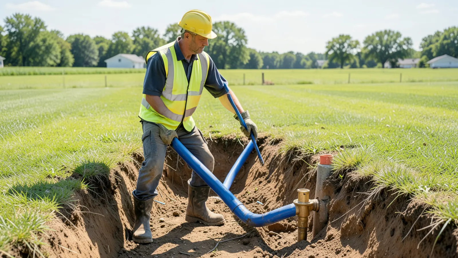 Water Line Repair in South Lebanon Township and Lebanon County, PA